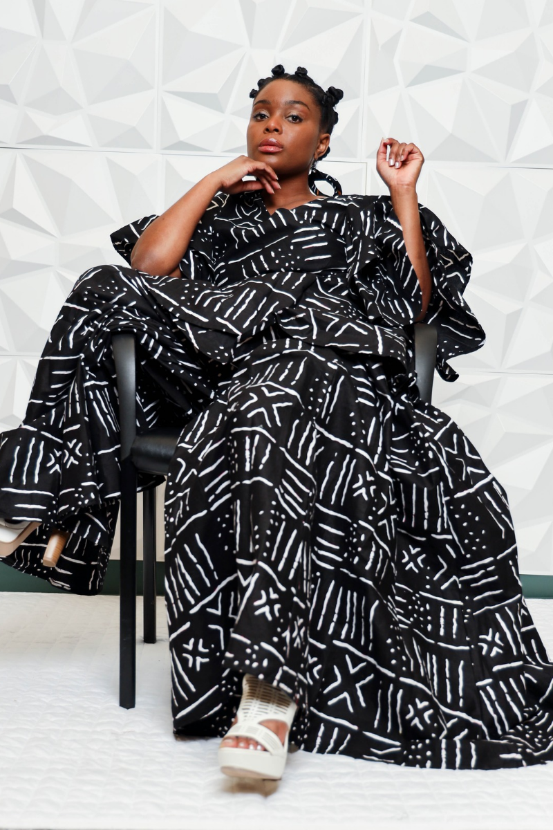 African Print Wrap Top Tribal Fenni