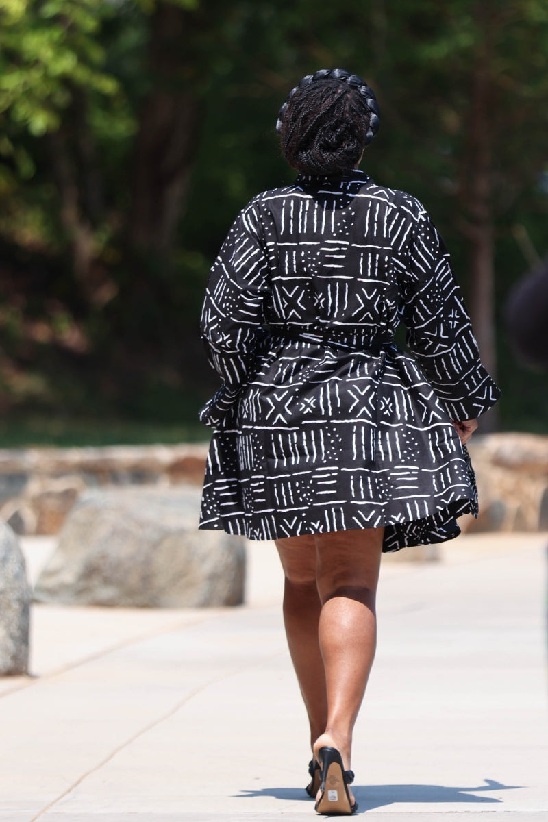 Kelu African Coat Dress