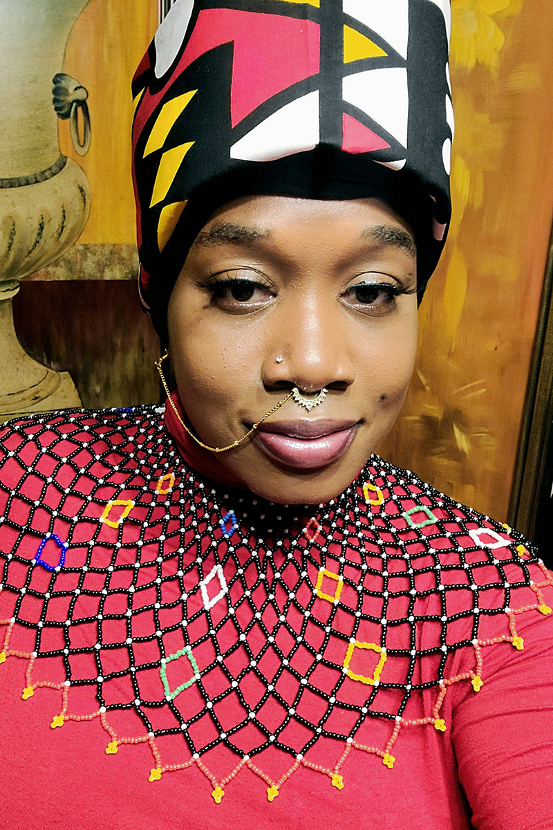 Handmade Necklace Kenyan Bead Collar Bib Statement Jewelry