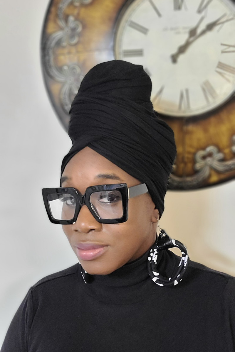 Retro Fashion Eyeglasses with Black Frame Janet