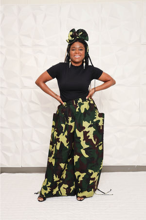 Camouflage African Draw String Pants