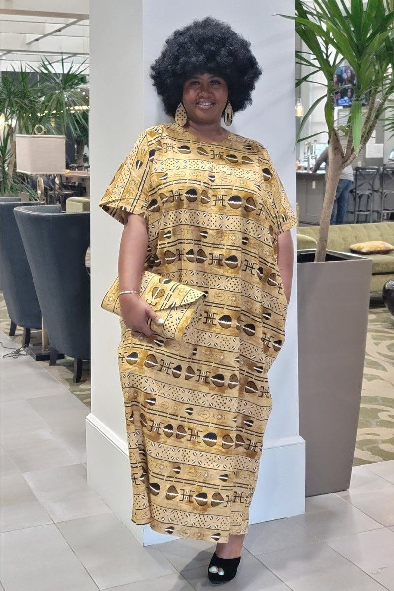 Fidelia African Kaftan Dress