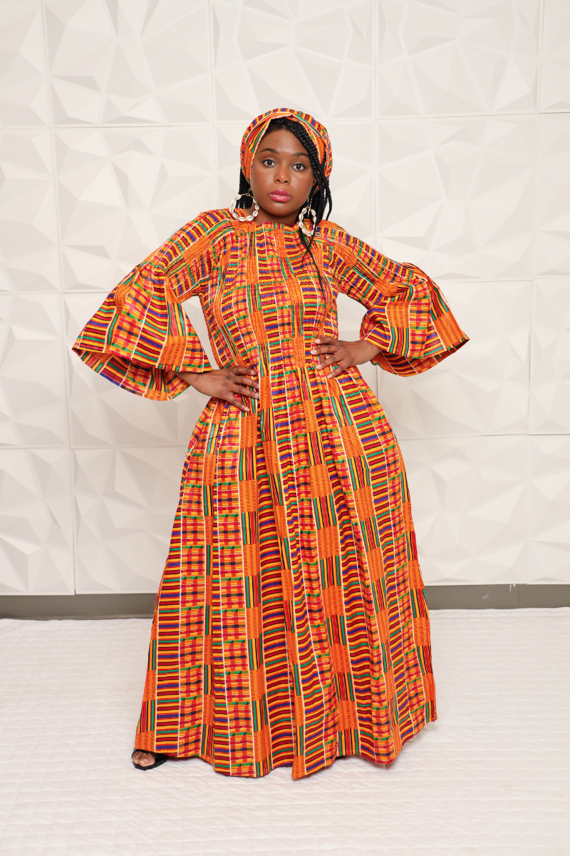 Chee African Kente Dress