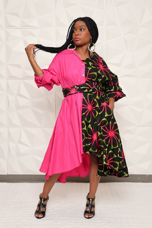 Beyance African Print Dress