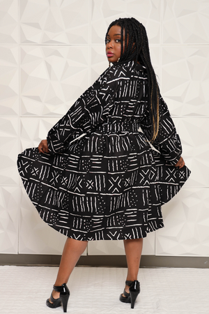 Kelu African Coat Dress