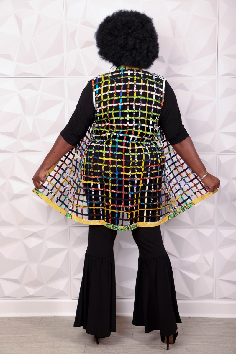Handmade African Print Vest