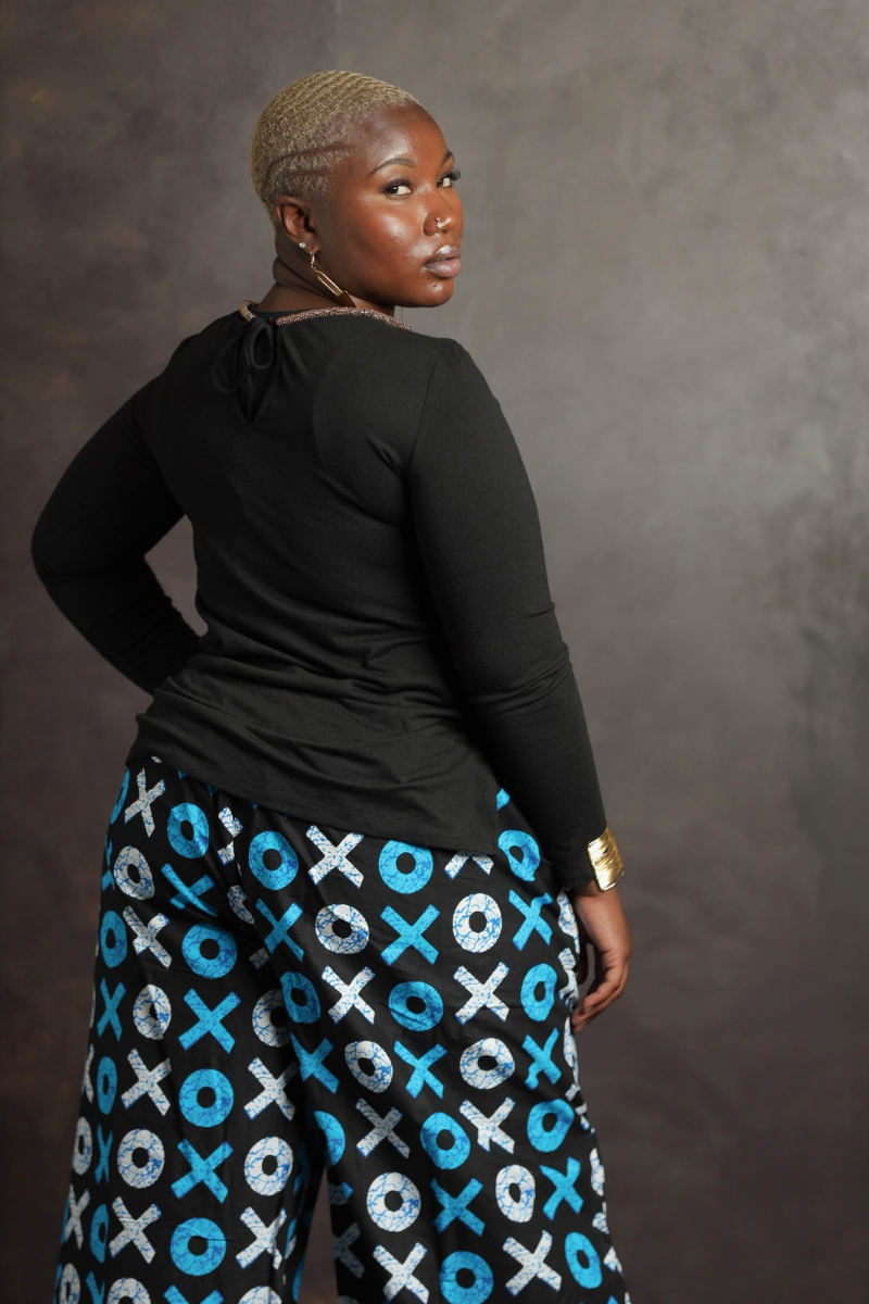 African Palazzo Pants with Pockets Zambezi