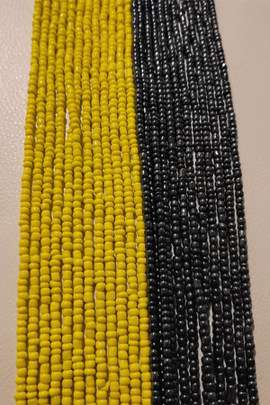 African Tie On Strand Waist beads Metallic