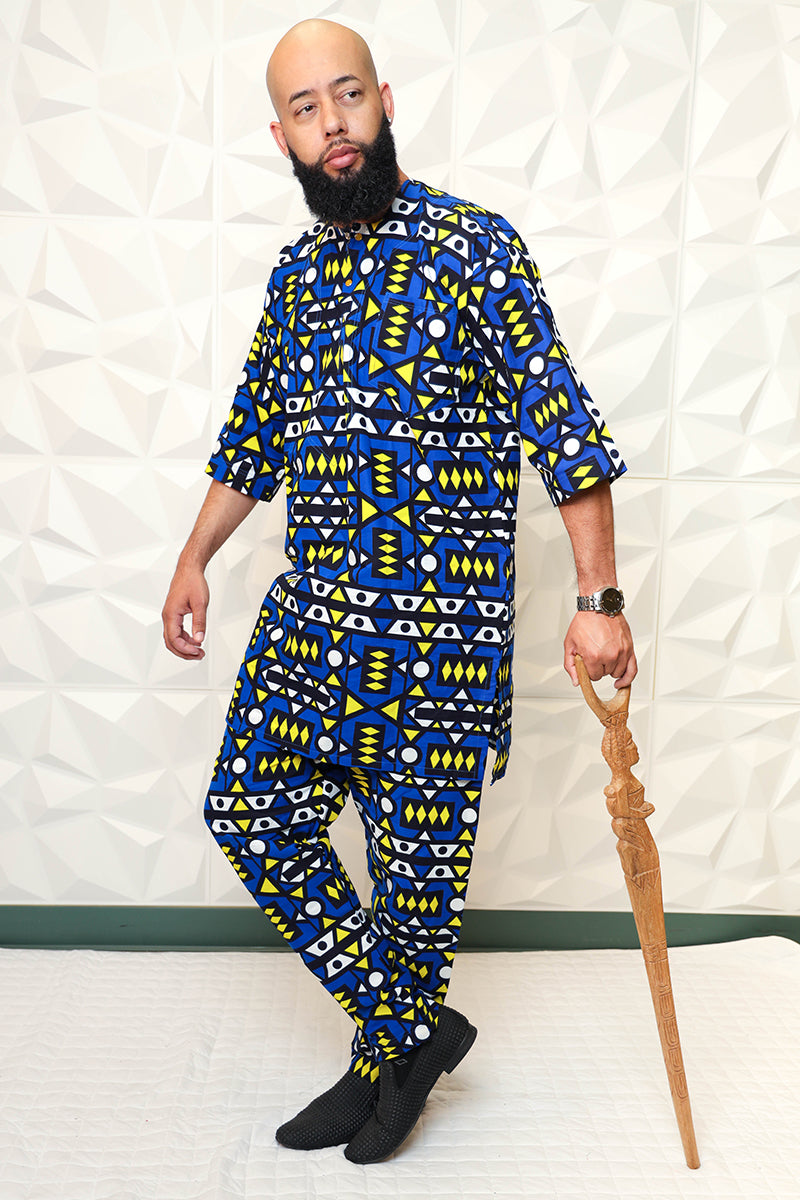 African 2024 print tunic