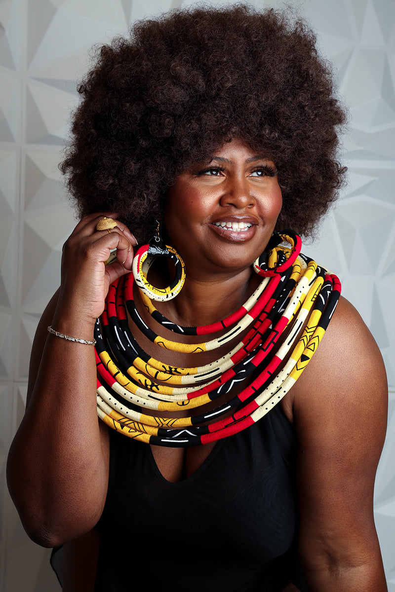 Gladys African Multi Strand Necklace
